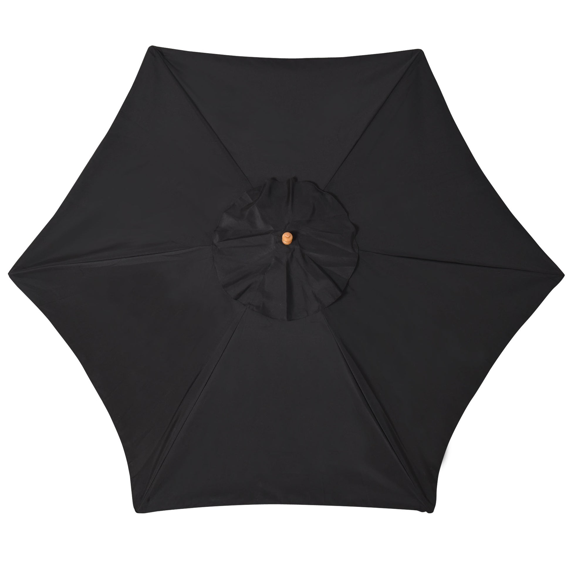 outsunny-2-5m-wood-garden-parasol-sun-shade-patio-outdoor-wooden-umbrella-canopy-black