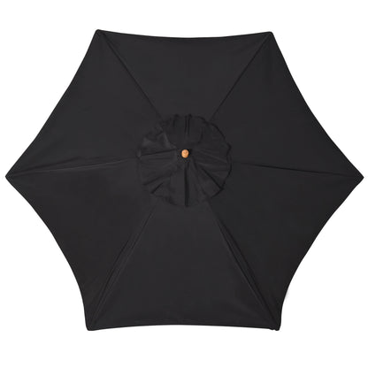 outsunny-2-5m-wood-garden-parasol-sun-shade-patio-outdoor-wooden-umbrella-canopy-black