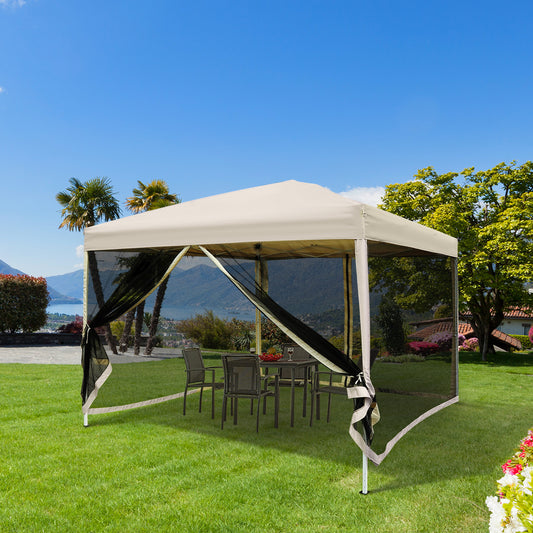 outsunny-3x3m-pop-up-gazebo-w-mesh-walls-tan