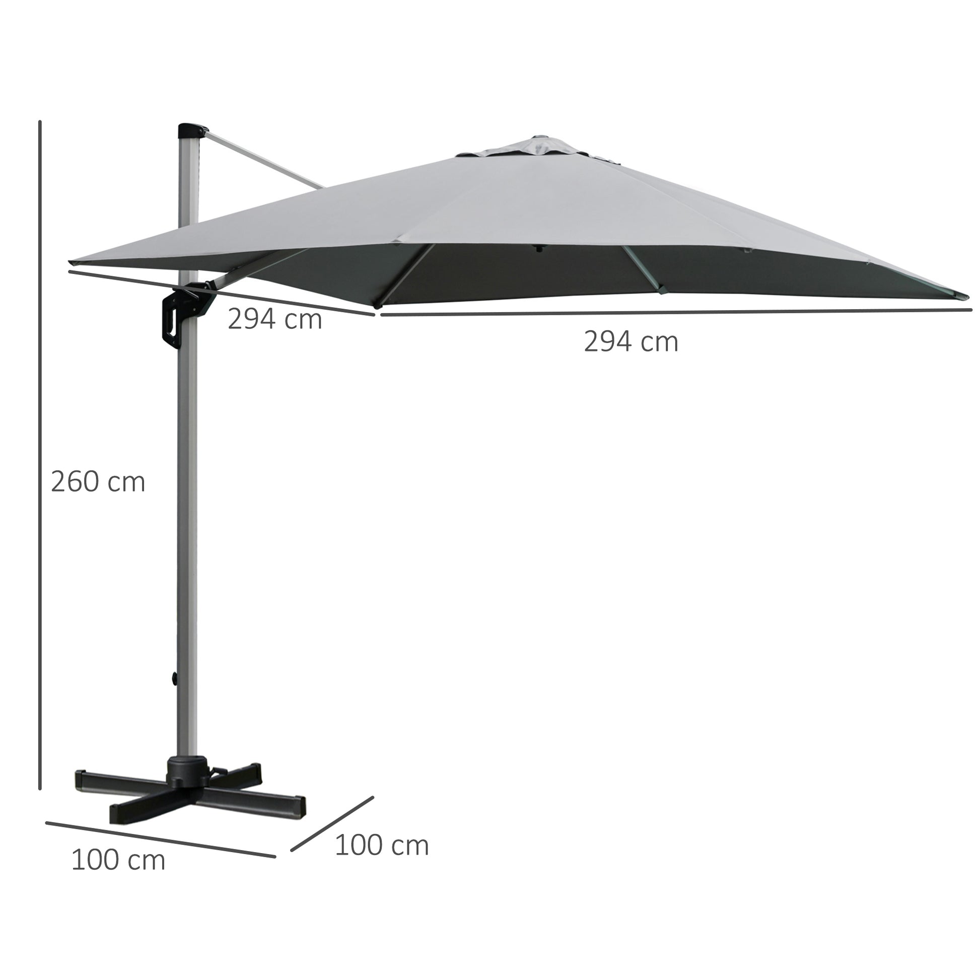 outsunny-3-x-3m-square-cantilever-roma-parasol-garden-sun-umbrella-canopy-sun-shade-aluminium-360-rotating-cross-base-light-grey-outdoor