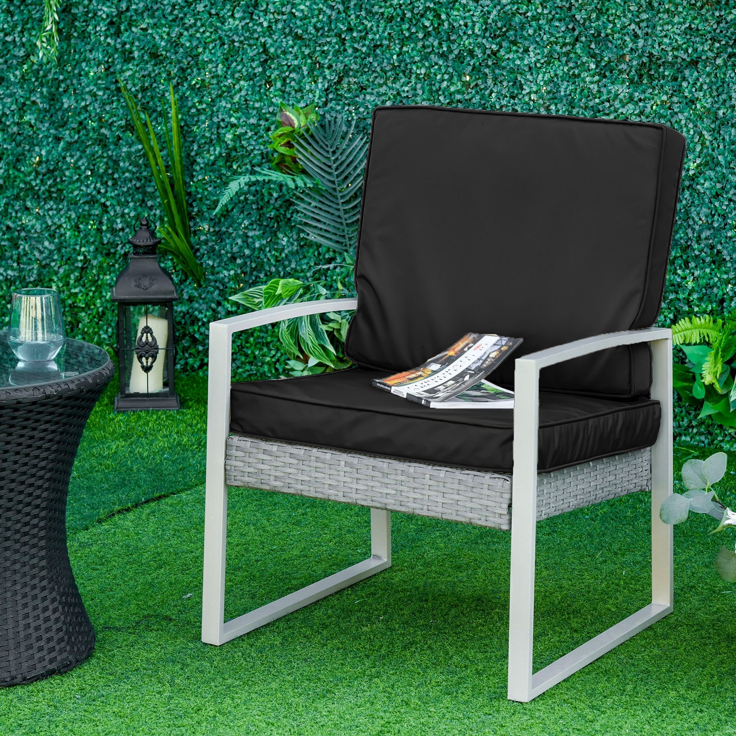 outsunny-2-piece-cushion-1-seat-cushion-1-back-pad-for-rattan-sofa-chair-indoor-and-outdoor-use-black