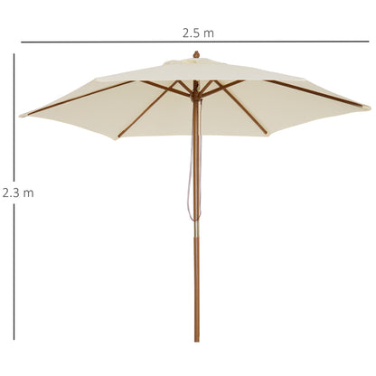 outsunny-2-5m-wood-wooden-garden-parasol-sun-shade-patio-outdoor-umbrella-canopy-newbeige