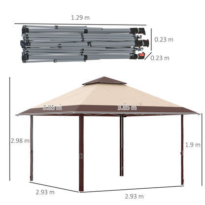 outsunny-4-x-4m-pop-up-gazebo-double-roof-canopy-tent-with-uv-proof-roller-bag-adjustable-legs-outdoor-party-steel-frame-coffee