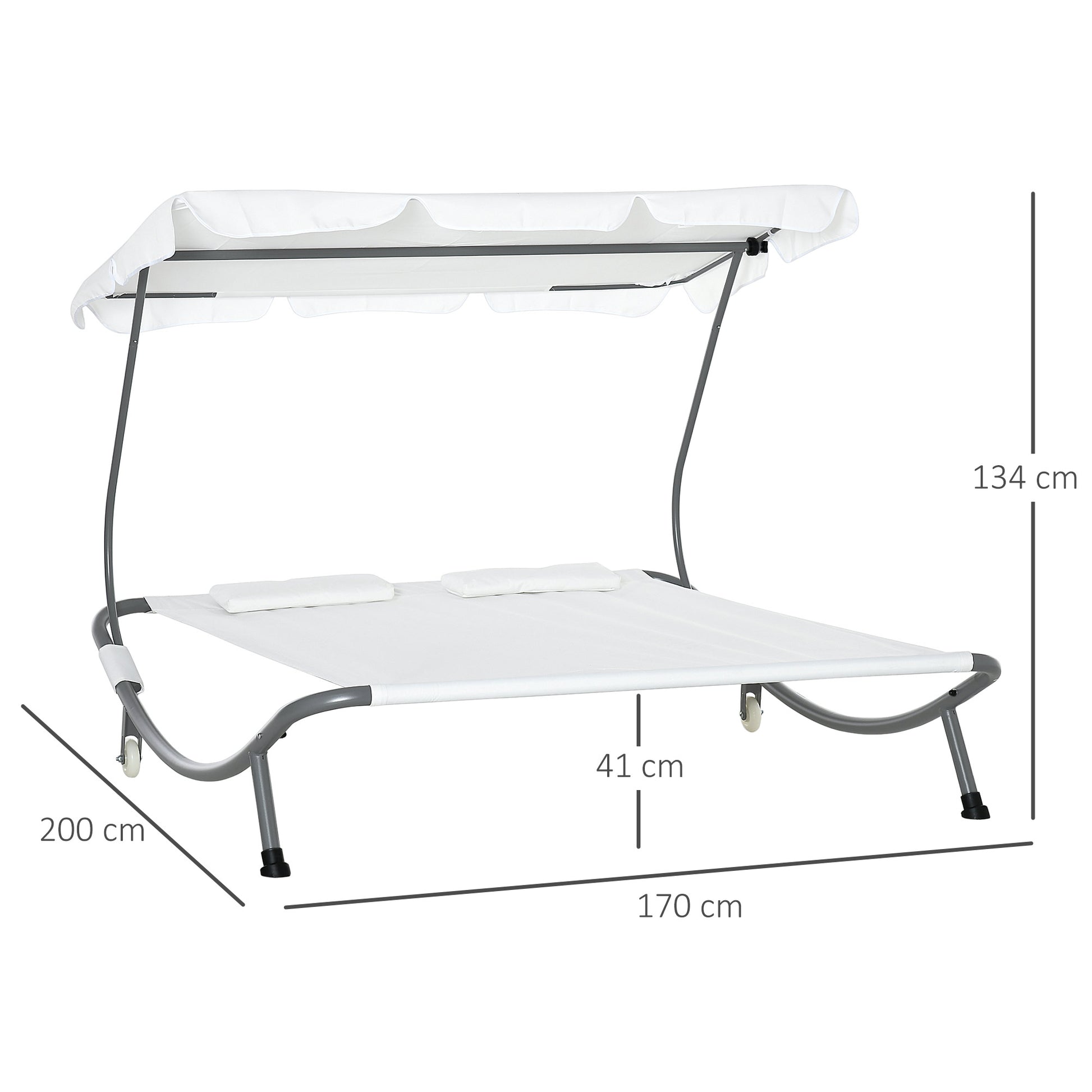 outsunny-patio-double-hammock-sun-lounger-bed-w-canopy-shelter-wheels-2-pillows-white