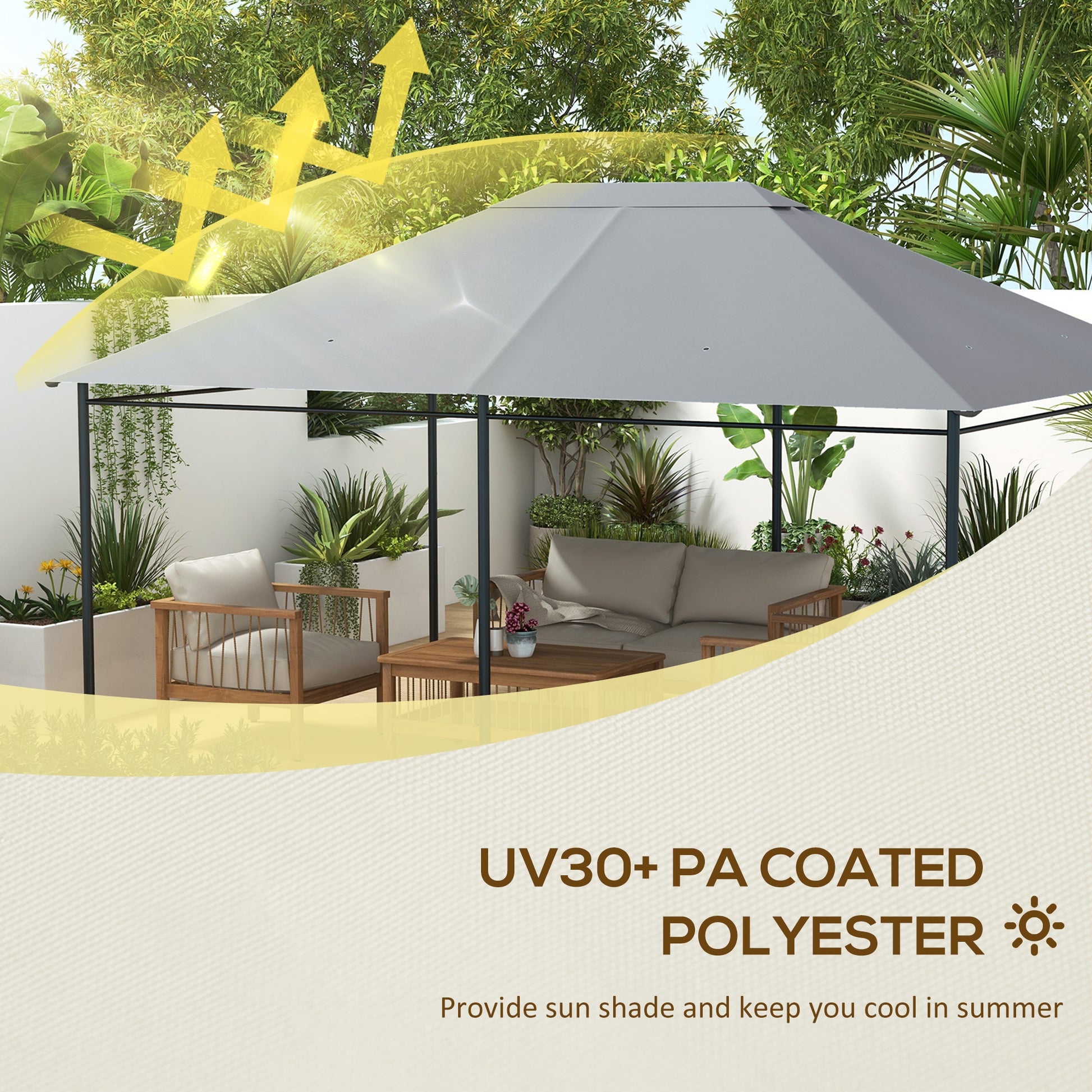 outsunny-3-x-4m-gazebo-canopy-replacement-cover-gazebo-roof-replacement-top-cover-only-light-grey