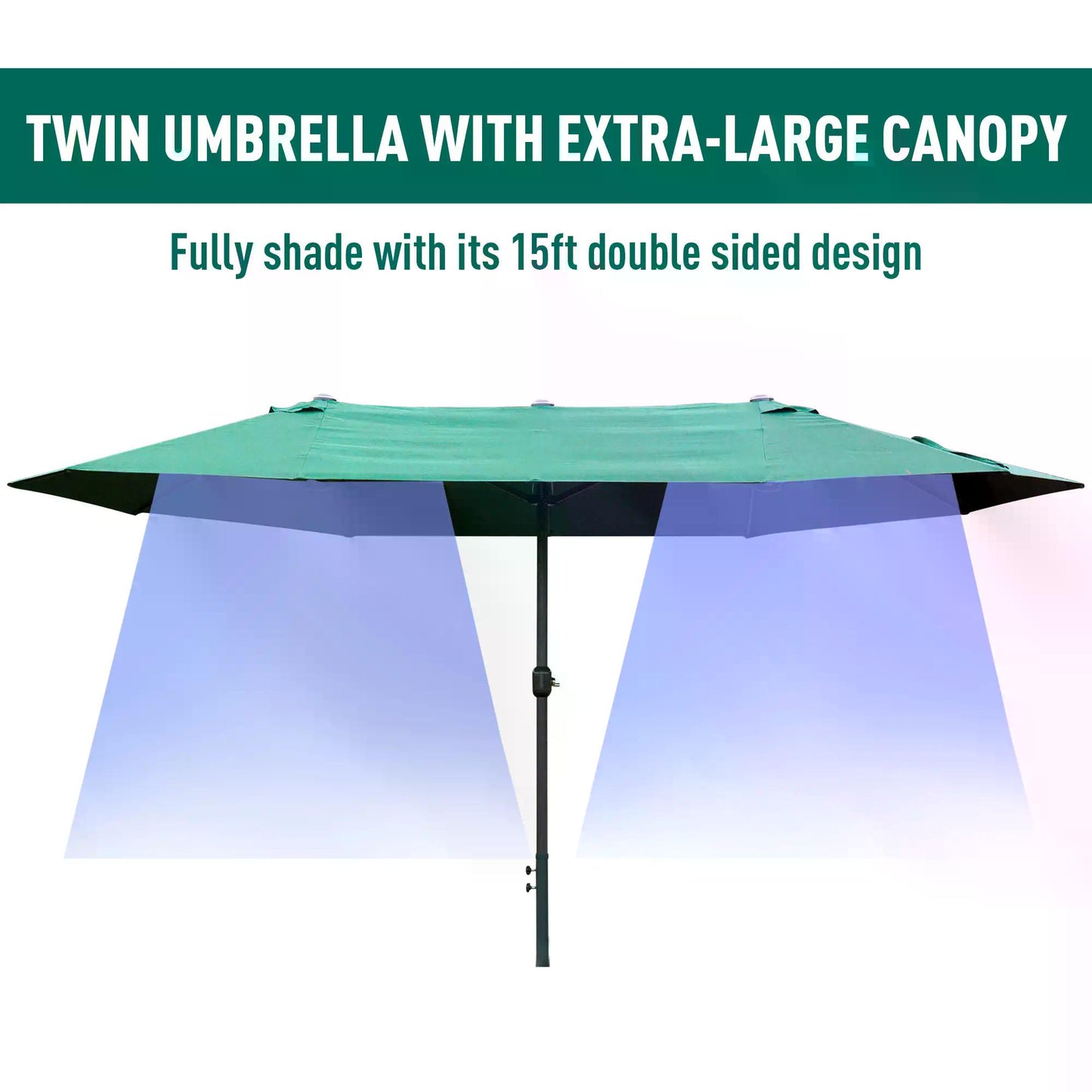 outsunny-4-6m-garden-parasol-double-sided-sun-umbrella-patio-market-shelter-canopy-shade-outdoor-dark-green