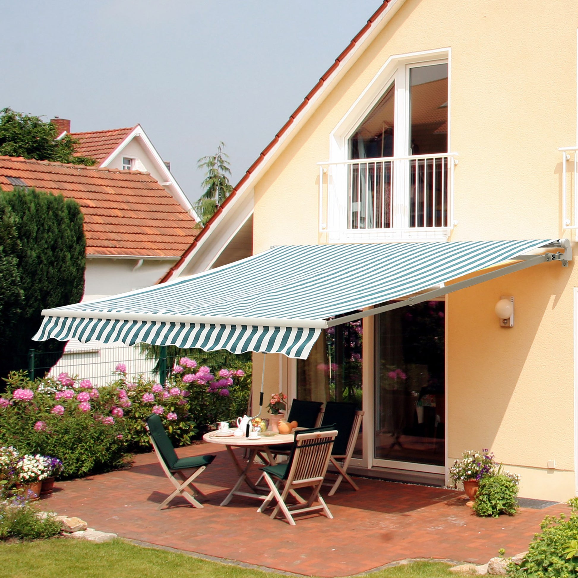 outsunny-4m-x-3m-garden-patio-manual-awning-canopy-sun-shade-shelter-retractable-green-and-white