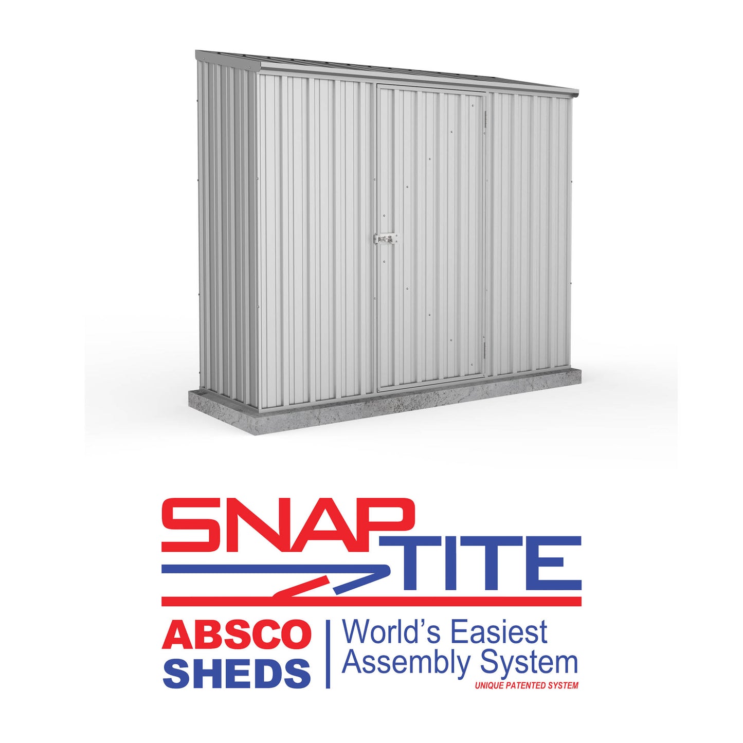 Absco Space Saver 2.26M X 0.78M - (Zinc)