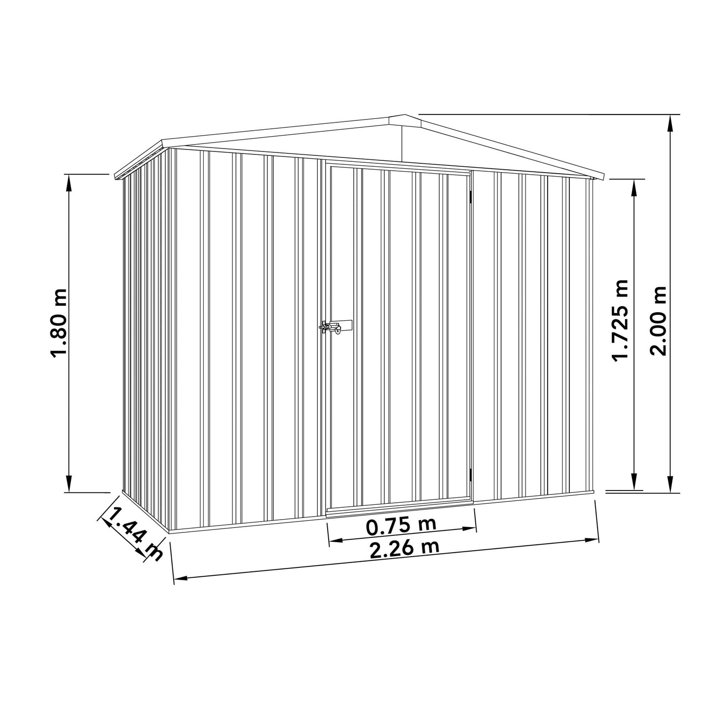 Absco Regent 2.26M X 1.44M - (Woodland Grey)