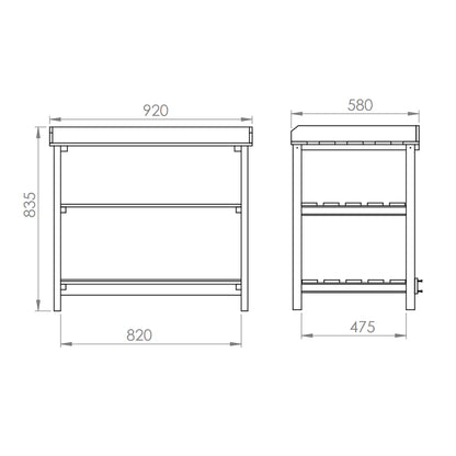 Carlton Potting Bench