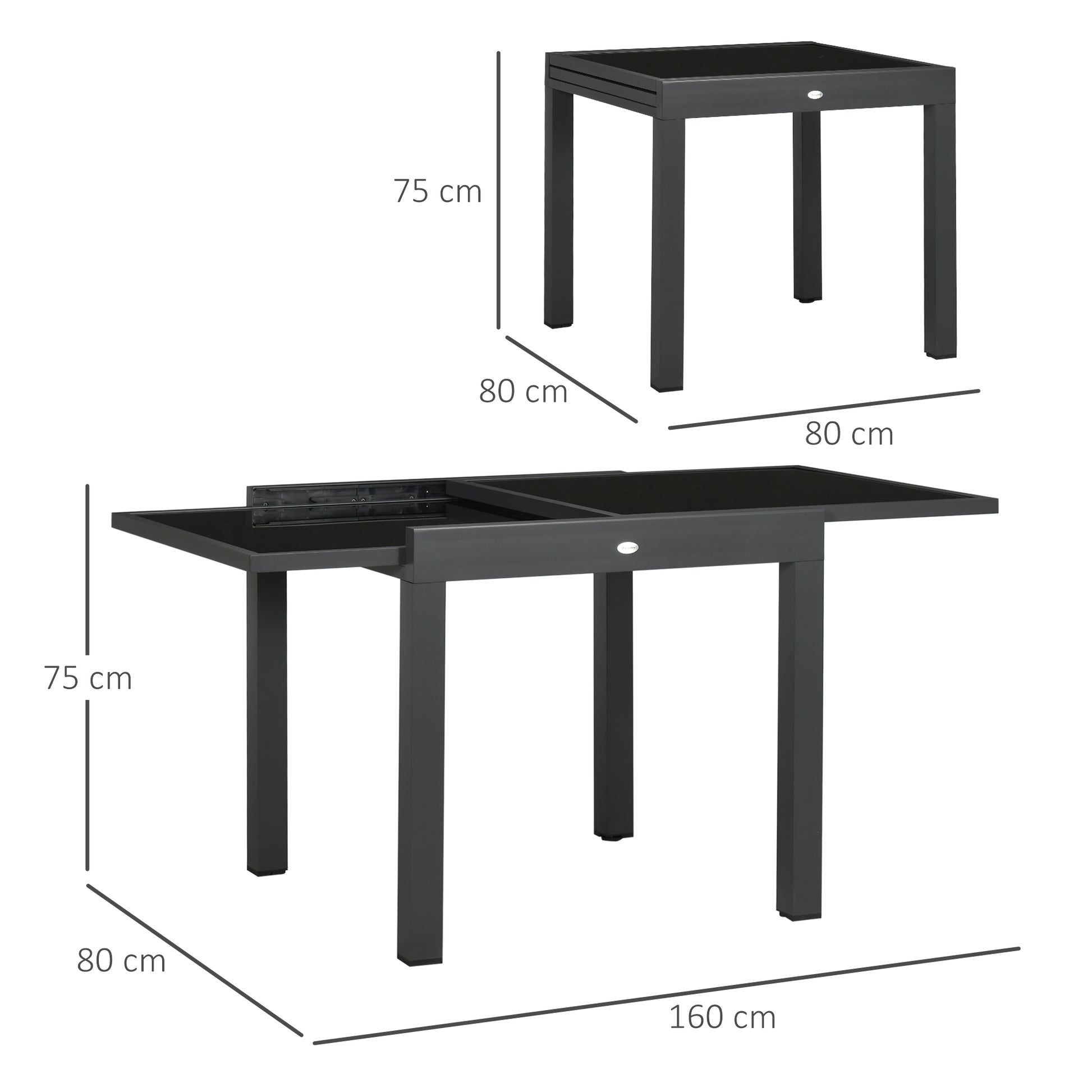 outsunny-extending-garden-table-outdoor-dining-table-with-aluminium-frame-and-tempered-glass-tabletop-80-160-x-80-x-75-cm-black