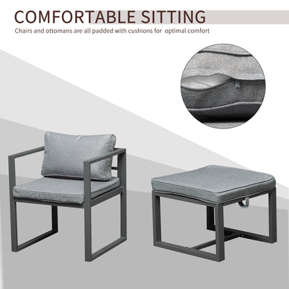 outsunny-9pcs-patio-dining-sets-4-chairs-4-ottoman-cushioned-seating-and-back