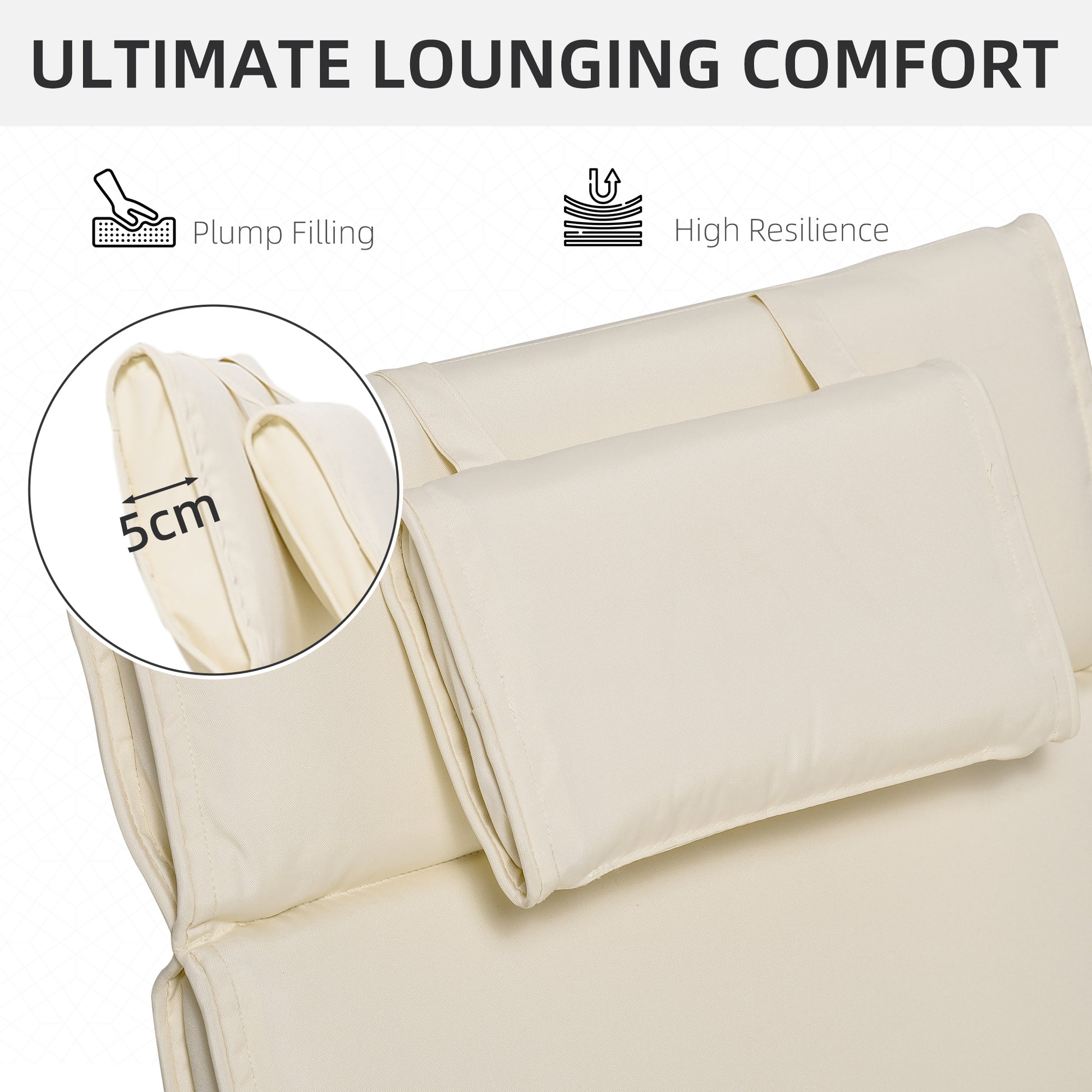 outsunny-garden-sun-lounger-cushion-replacement-thick-sunbed-reclining-chair-relaxer-pad-with-pillow-cream-white