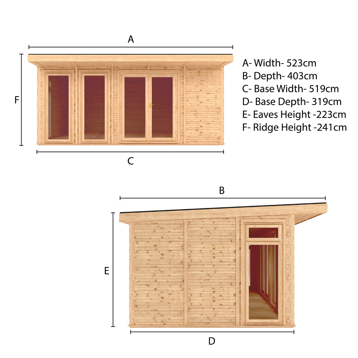 Sherwood Edwinstowe 5M X 3M Insulated Garden Room