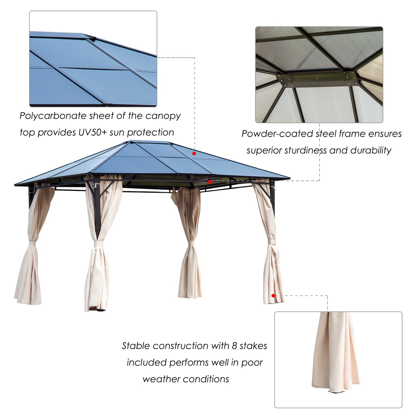 outsunny-3-6-x-3m-hardtop-gazebo-canopy-with-polycarbonate-roof-garden-pavilion-with-removable-curtains-and-steel-frame-brown