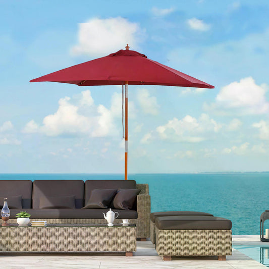 outsunny-2-x-1-5m-patio-garden-parasol-sun-umbrella-sunshade-canopy-outdoor-backyard-furniture-fir-wooden-pole-6-ribs-tilt-mechanism-wine-red