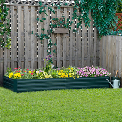 outsunny-metal-raised-garden-bed-planter-box-outdoor-planters-for-growing-flowers-herbs-green-241x90-5x30cm