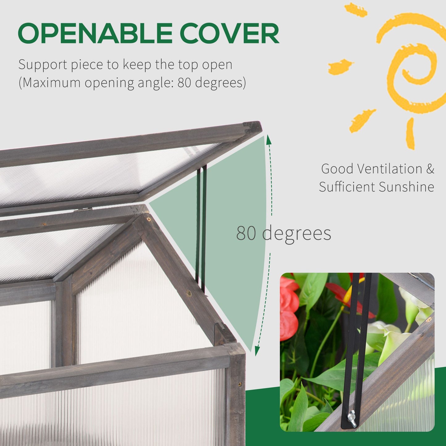 outsunny-wooden-cold-frame-greenhouse-garden-polycarbonate-grow-house-with-openable-top-for-flowers-vegetables-plants-90-x-52-x-50cm-grey