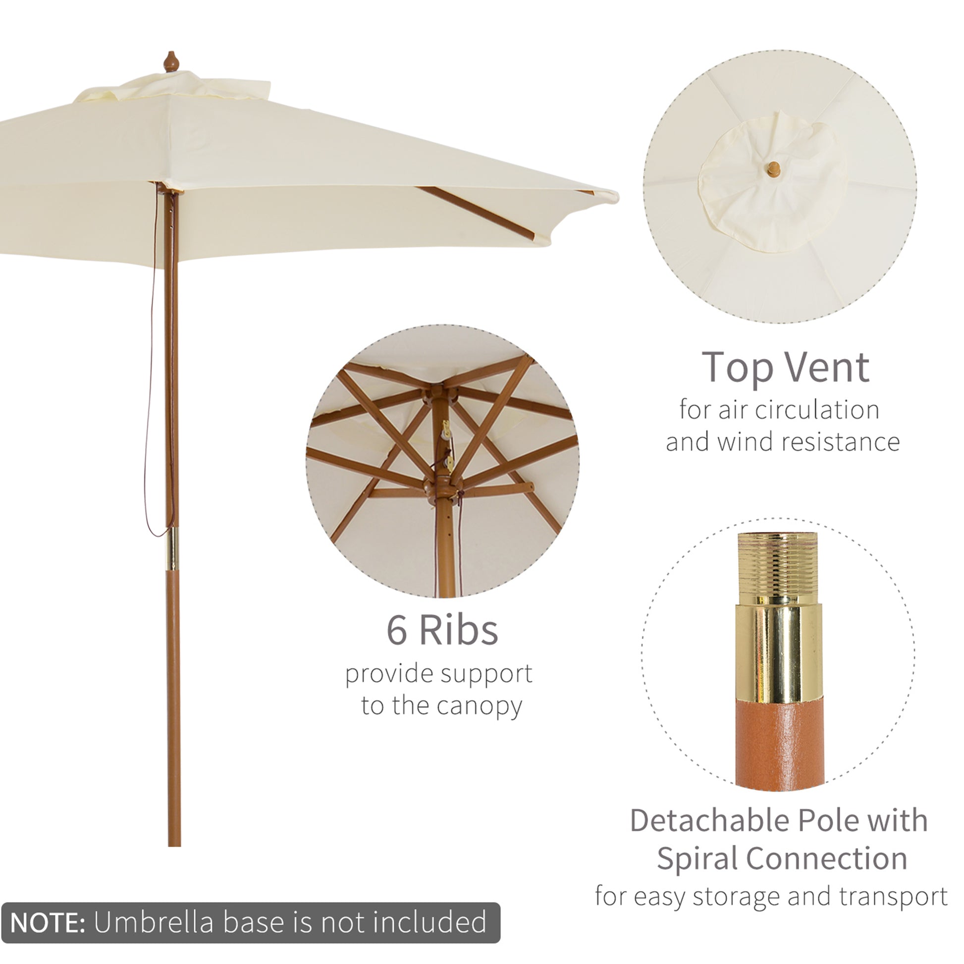 outsunny-2-5m-wood-wooden-garden-parasol-sun-shade-patio-outdoor-umbrella-canopy-newbeige