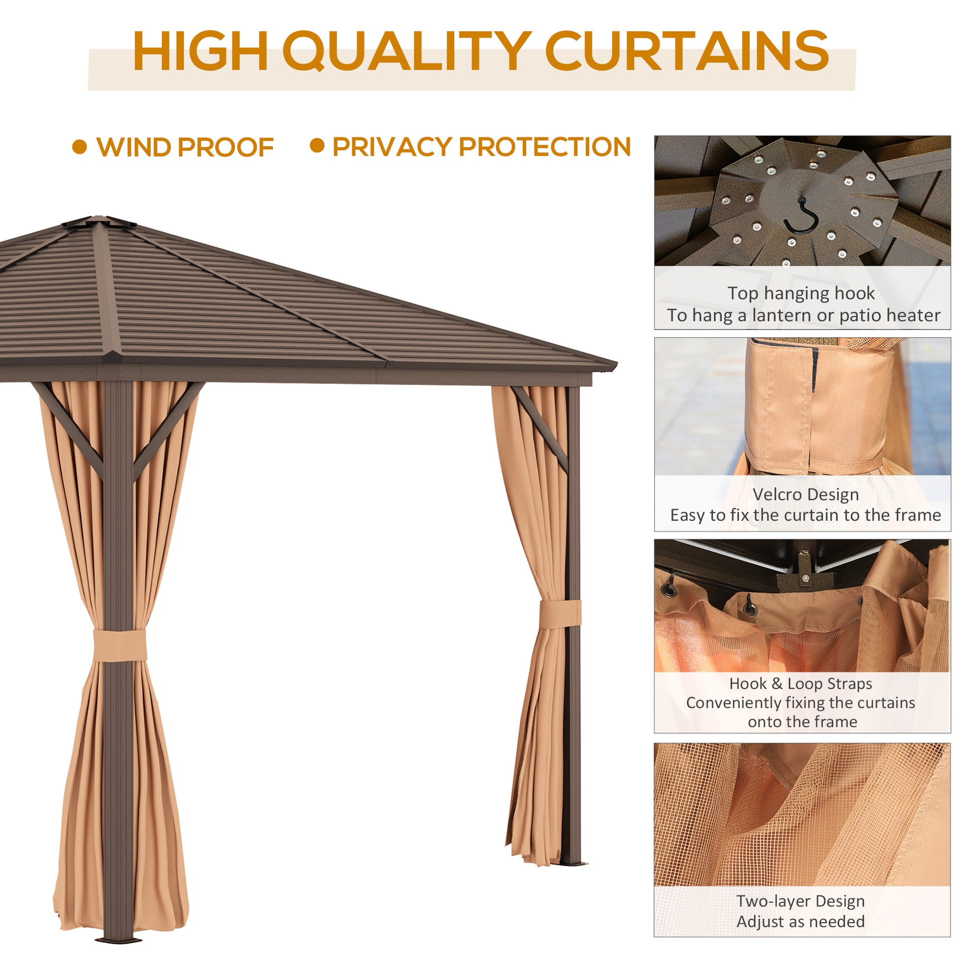 outsunny-steel-hardtop-gazebo-patio-tent-outdoor-sun-shelter-aluminum-w-curtain