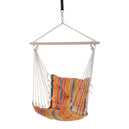 outsunny-hanging-hammock-chair-cotton-rope-cushioned-chair-garden-yard-patio-swing-seat-wooden-cotton-cloth-orange