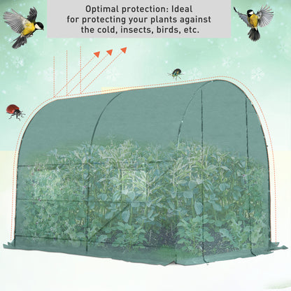 outsunny-walk-in-greenhouse-reinforced-polytunnel-greenhouse-garden-plants-grow-waterproof-cover-galvanised-base-w-slide-door-2-5-x-2-m