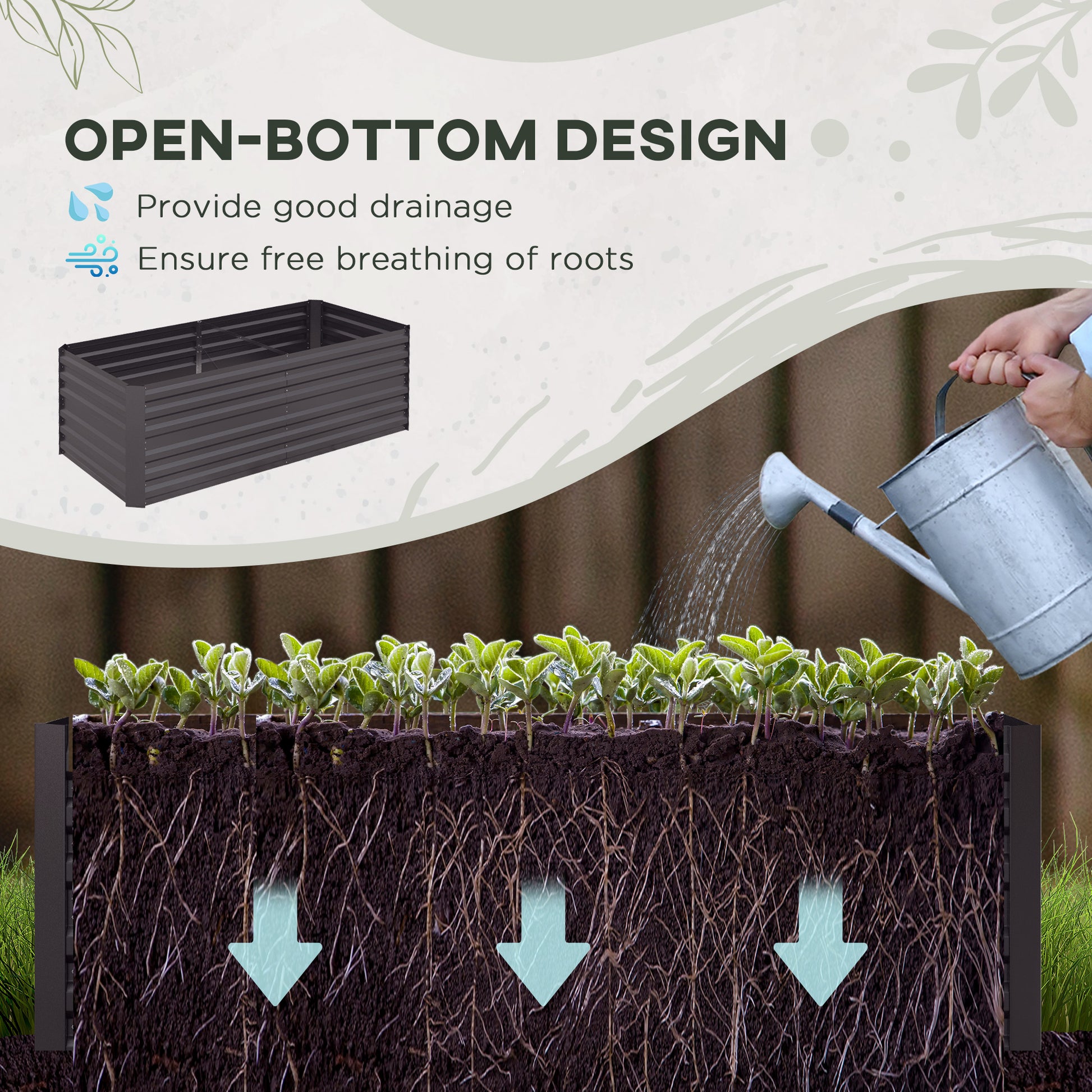 outsunny-raised-beds-for-garden-galvanised-steel-outdoor-planters-with-multi-reinforced-rods-180-x-90-x-59-cm-dark-grey