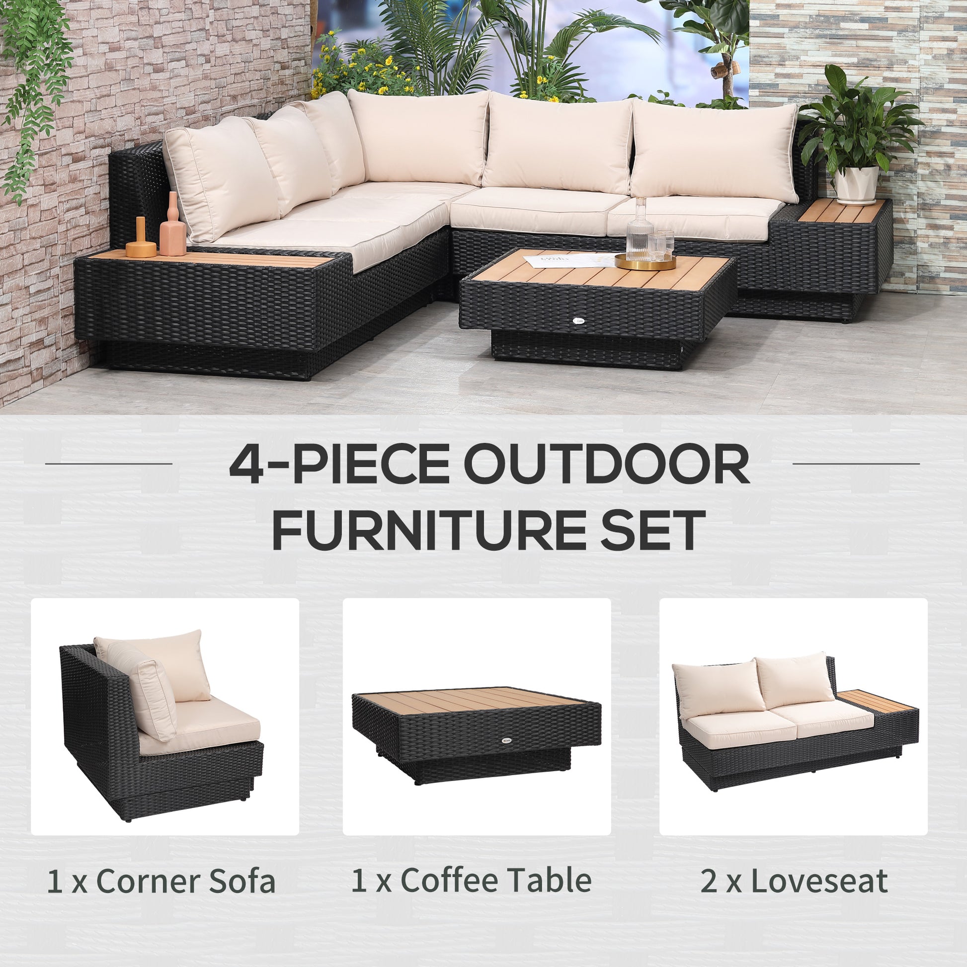 outsunny-5-seater-rattan-garden-furniture-outdoor-sectional-corner-sofa-and-coffee-table-set-conservatory-wicker-weave-w-armrest-and-cushions-black