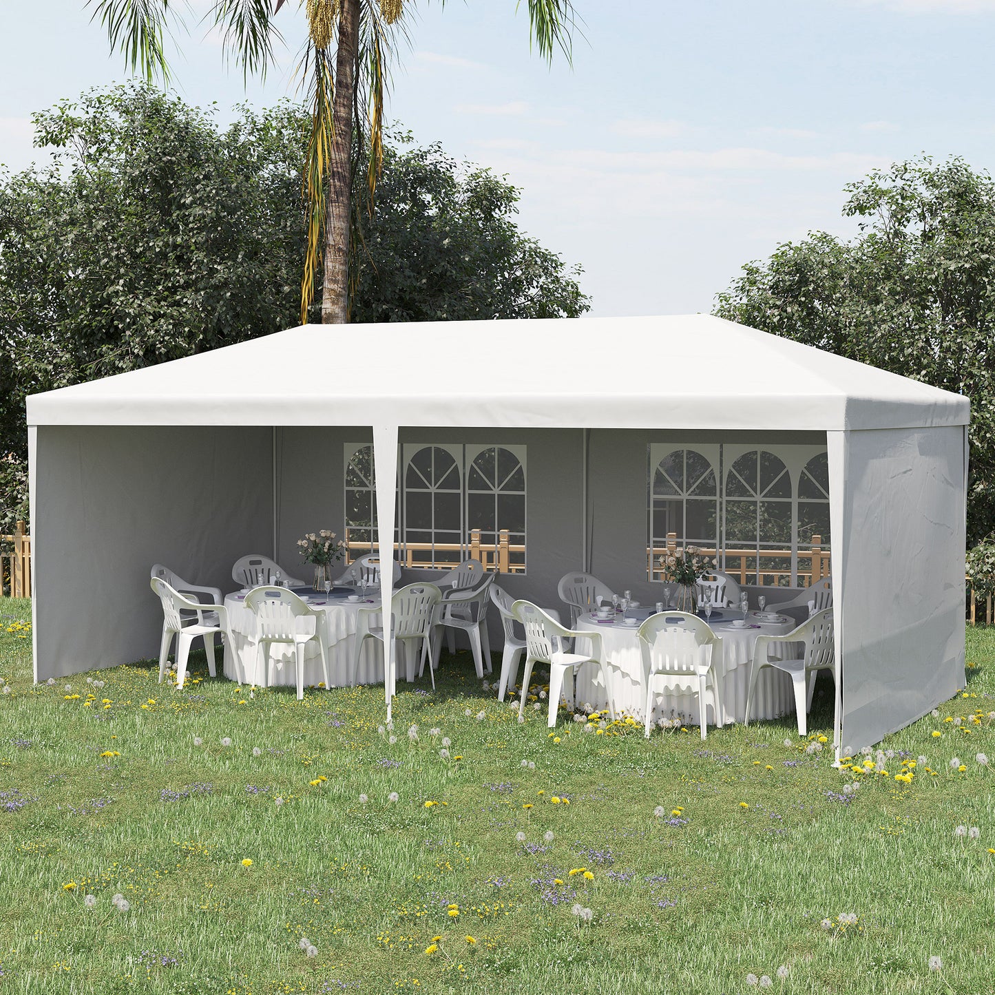 outsunny-6-x-3-m-party-tent-gazebo-marquee-outdoor-patio-canopy-shelter-with-windows-and-side-panels-white