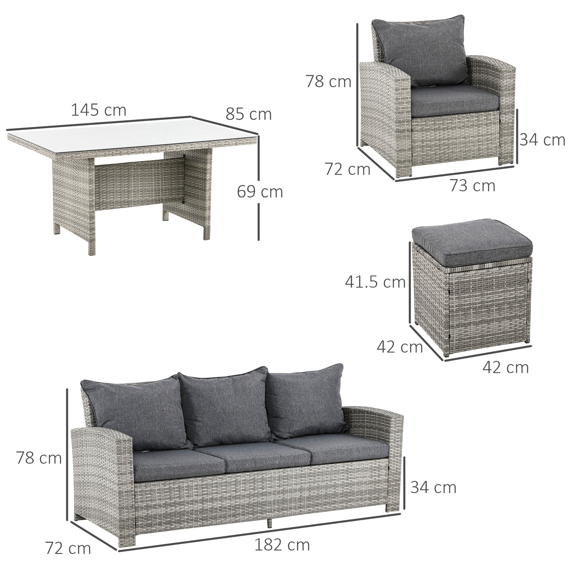 outsunny-7-seater-rattan-dining-set-sofa-table-garden-rattan-furniture-footstool-outdoor-w-cushion-grey