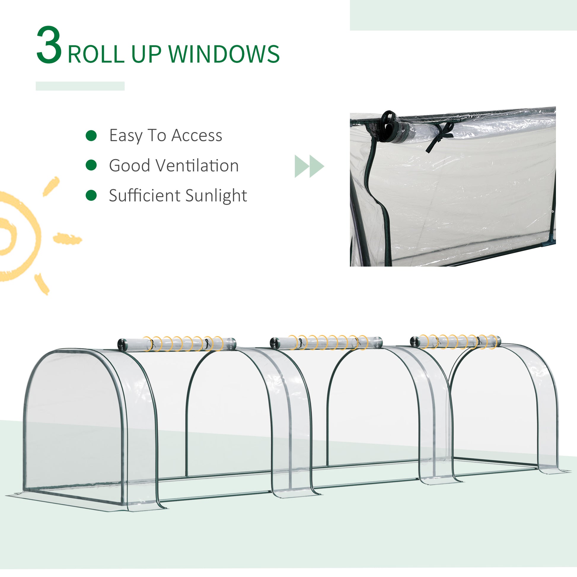 outsunny-portable-small-greenhouse-steel-frame-with-zipper-doors-pvc-tunnel-greenhouse-plant-grow-house-350lx100wx80hcm-dark-green-transparent