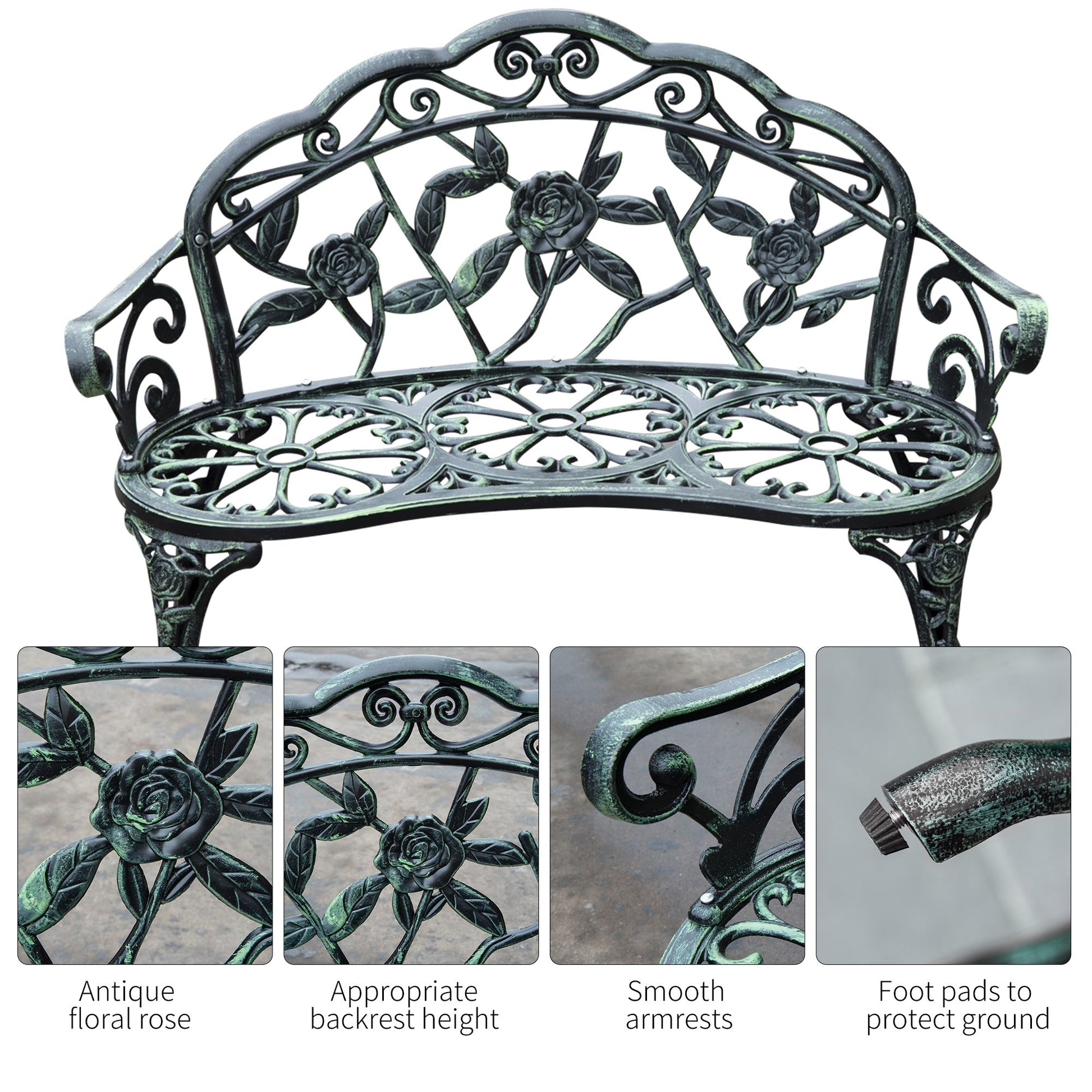 outsunny-cast-aluminium-outdoor-garden-patio-antique-rose-style-bench-porch-park-chair-seater-green