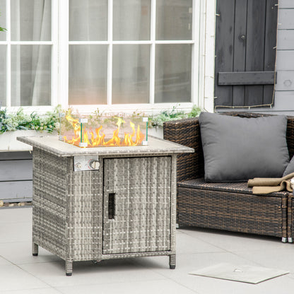 outsunny-outdoor-pe-rattan-gas-fire-pit-table-patio-square-propane-heater-with-rain-cover-glass-windscreen-and-lava-stone-50-000-btu-grey