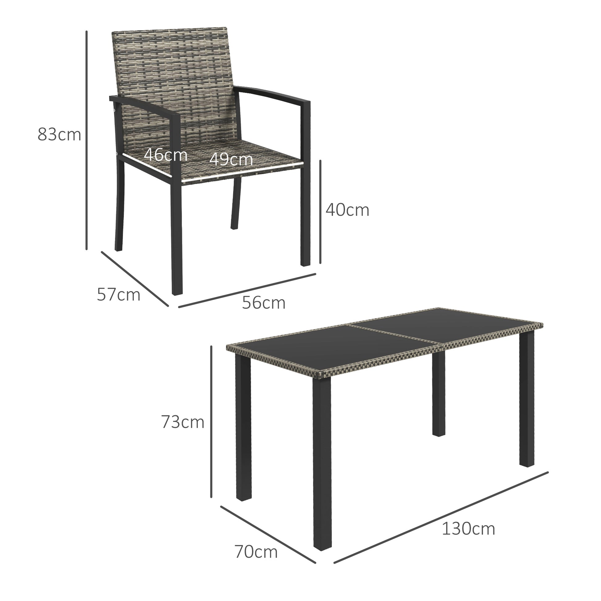 outsunny-outdoor-dining-set-5-pieces-patio-conservatory-with-tempered-glass-tabletop-4-dining-chairs-mixed-grey