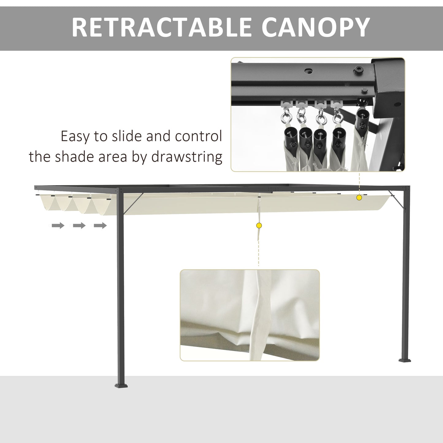 outsunny-4m-outdoor-pergola-retractable-canopy-wall-mounted-gazebo-patio-shelter-sun-shade-beige