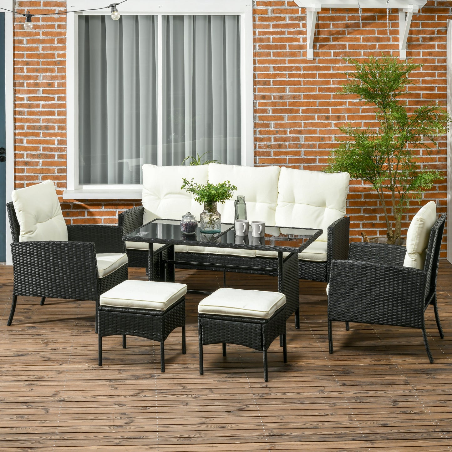 outsunny-5-seater-rattan-garden-furniture-set-wicker-sofa-armchairs-footstools-and-glass-table-patio-rattan-sofa-sets-with-cushions-black