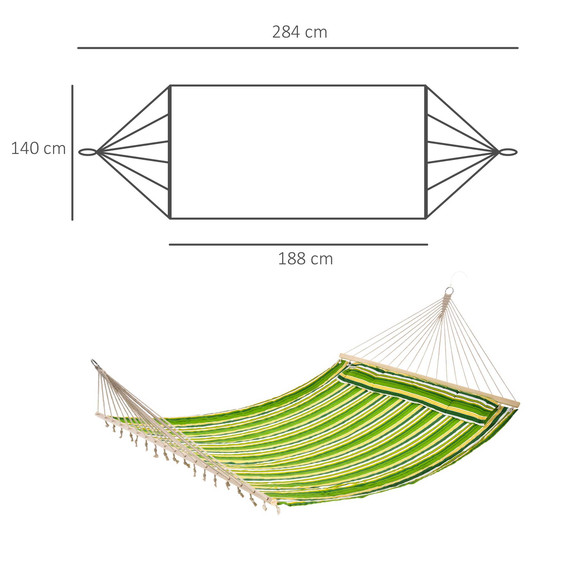 outsunny-hammock-camping-swing-outdoor-garden-beach-stripe-hanging-bed-with-pillow-188l-x-140w-cm