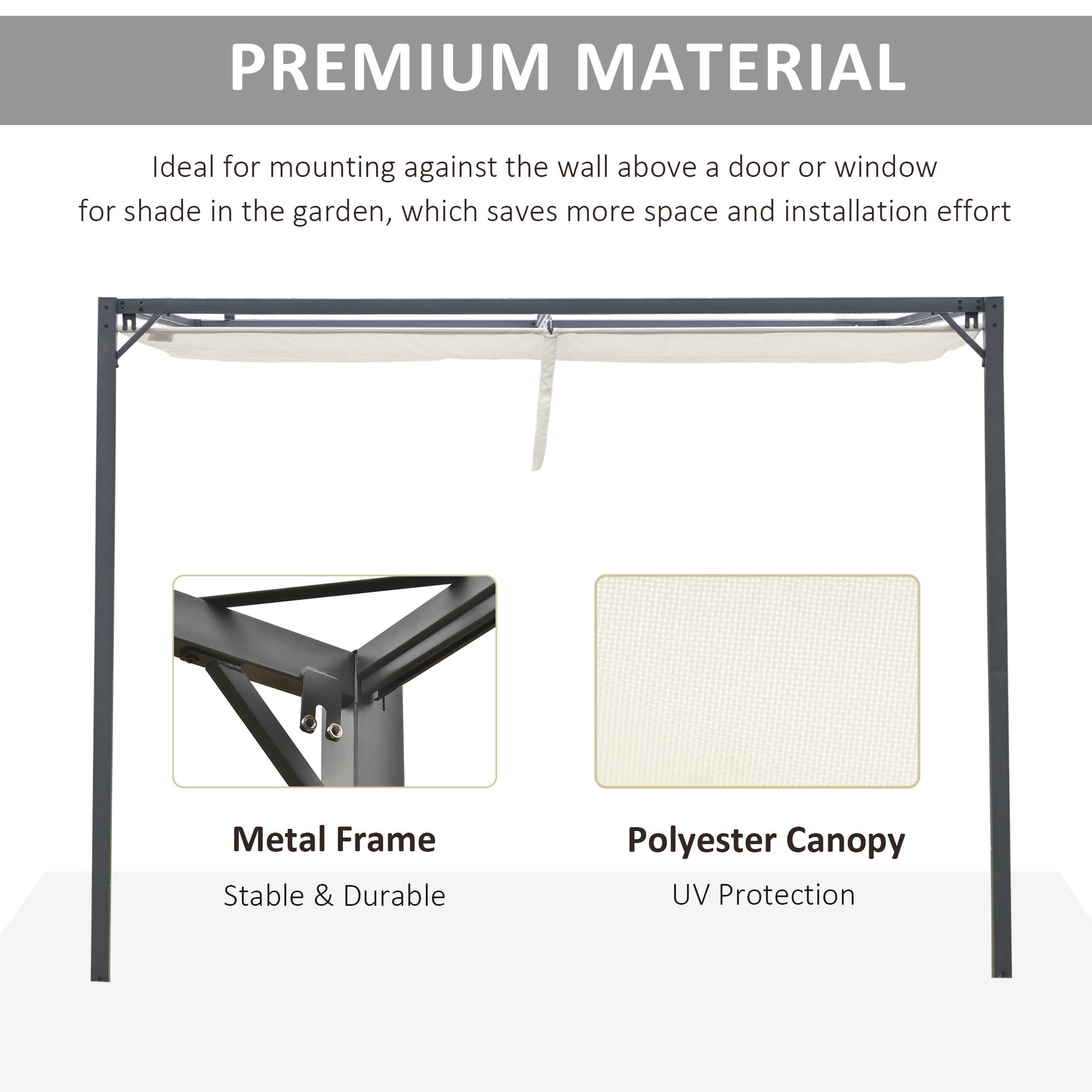 outsunny-4m-outdoor-pergola-retractable-canopy-wall-mounted-gazebo-patio-shelter-sun-shade-beige