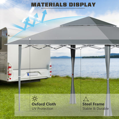 outsunny-4-x-4m-pop-up-gazebo-double-roof-canopy-tent-with-roller-bag-adjustable-legs-outdoor-party-steel-frame-dark-grey