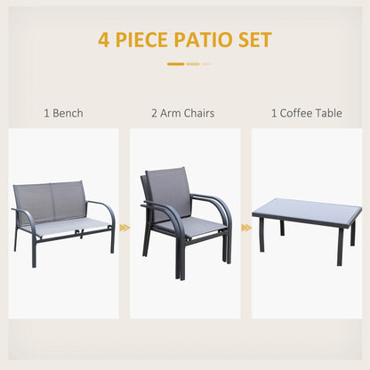 outsunny-4-pcs-curved-steel-patio-furniture-set-w-loveseat-texteline-seats-glass-top-table-for-party-event-grey