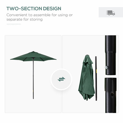 outsunny-2m-patio-parasols-umbrellas-outdoor-sun-shade-with-6-sturdy-ribs-for-balcony-bench-garden-green