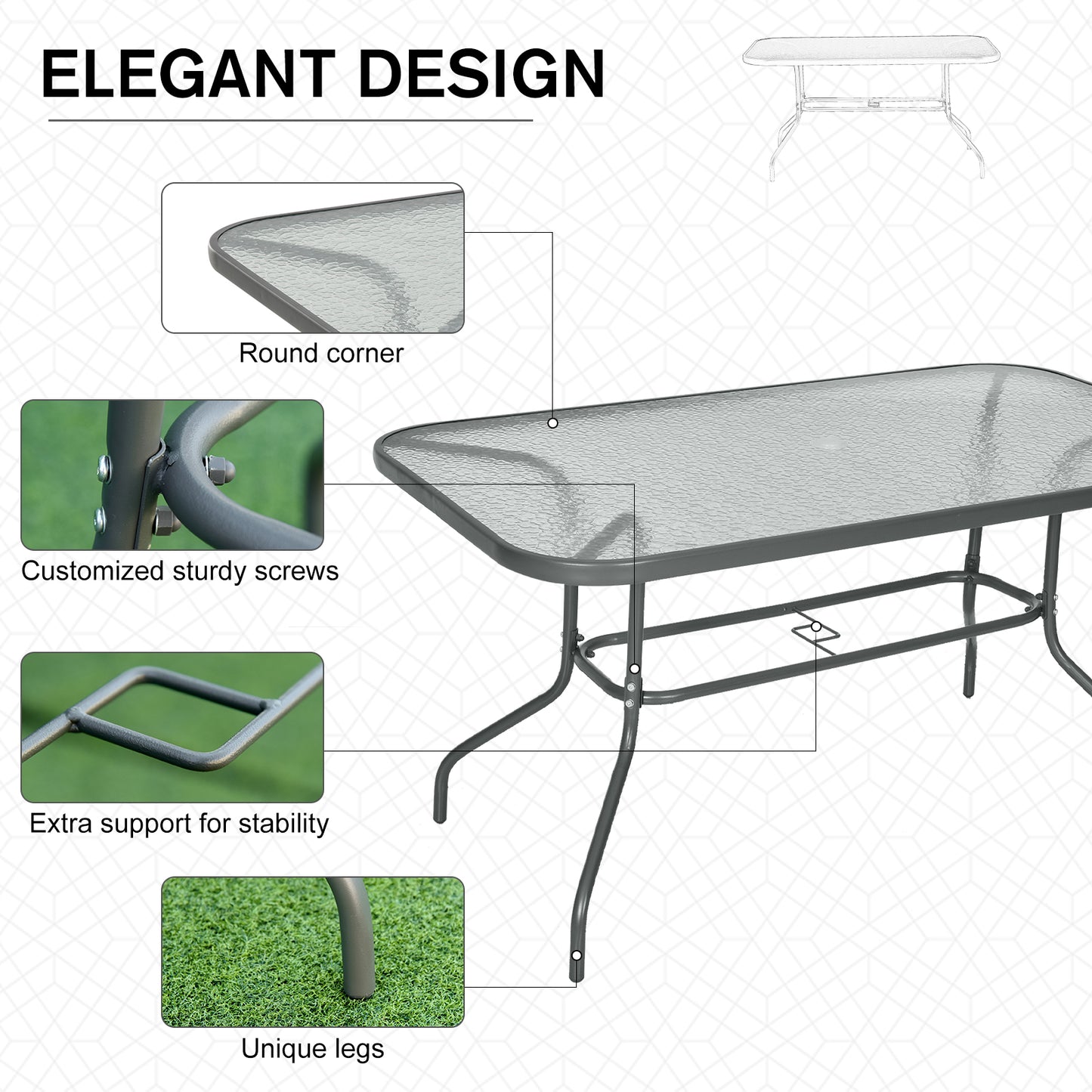 outsunny-aquatex-glass-garden-table-curved-metal-frame-w-parasol-hole-4-legs-outdoor-dining-sturdy-balcony-friends-family-tempered-grey