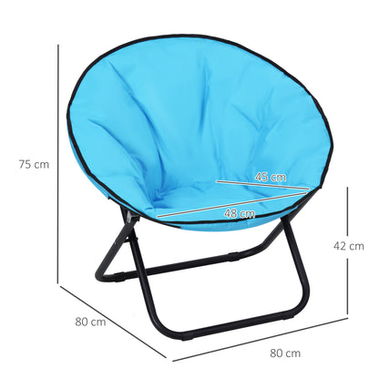 outsunny-garden-folding-portable-padded-saucer-moon-chair-padded-round-outdoor-camping-travel-fishing-seat-blue