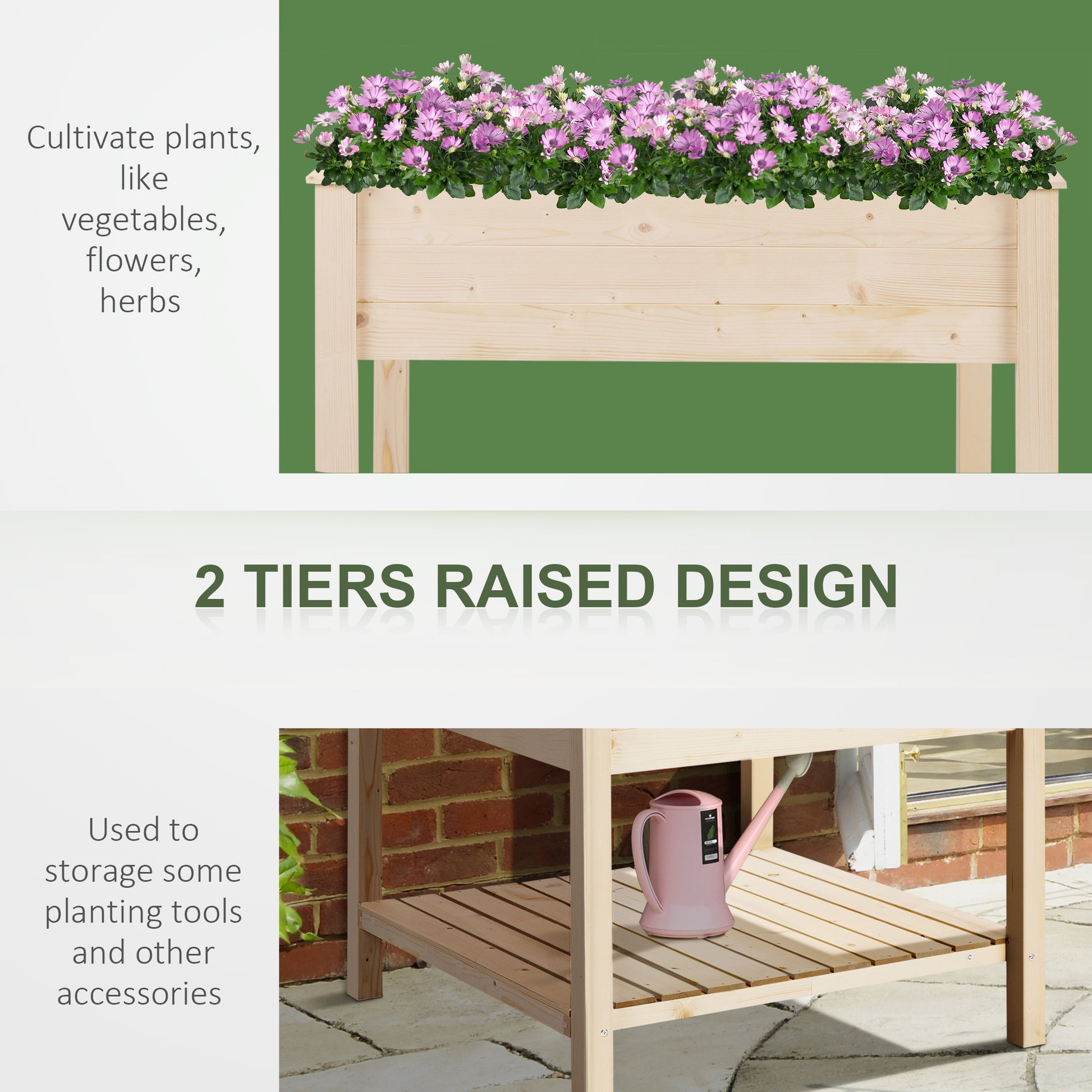 outsunny-wooden-planter-elevated-garden-planting-bed-stand-outdoor-flower-box-w-storage-shelf