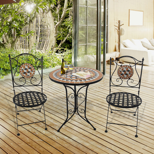 outsunny-3-pcs-garden-mosaic-bistro-set-outdoor-patio-2-folding-chairs-1-round-table-outdoor-metal-furniture-vintage