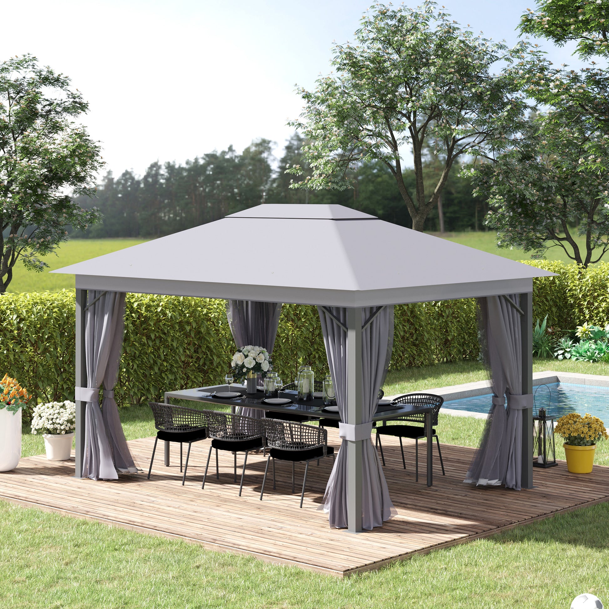 outsunny-4-x-3m-patio-gazebo-canopy-garden-tent-shelter-with-vented-roof-mosquito-netting-and-curtains-aluminium-frame-grey