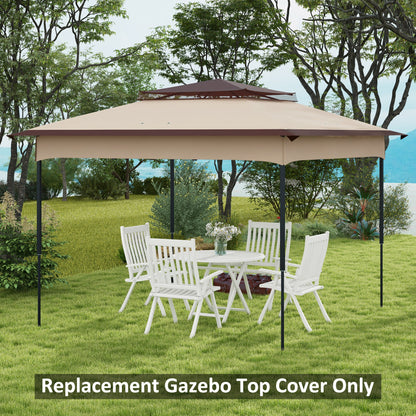 outsunny-pop-up-gazebo-cover-2-tier-gazebo-roof-replacement-for-3-25m-x-3-25m-frame-30-uv-protection-beige