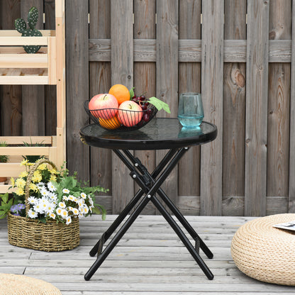 outsunny-foldable-garden-table-round-folding-table-with-glass-tabletop-and-safety-buckle-for-patio-garden-outdoor-indoor-black