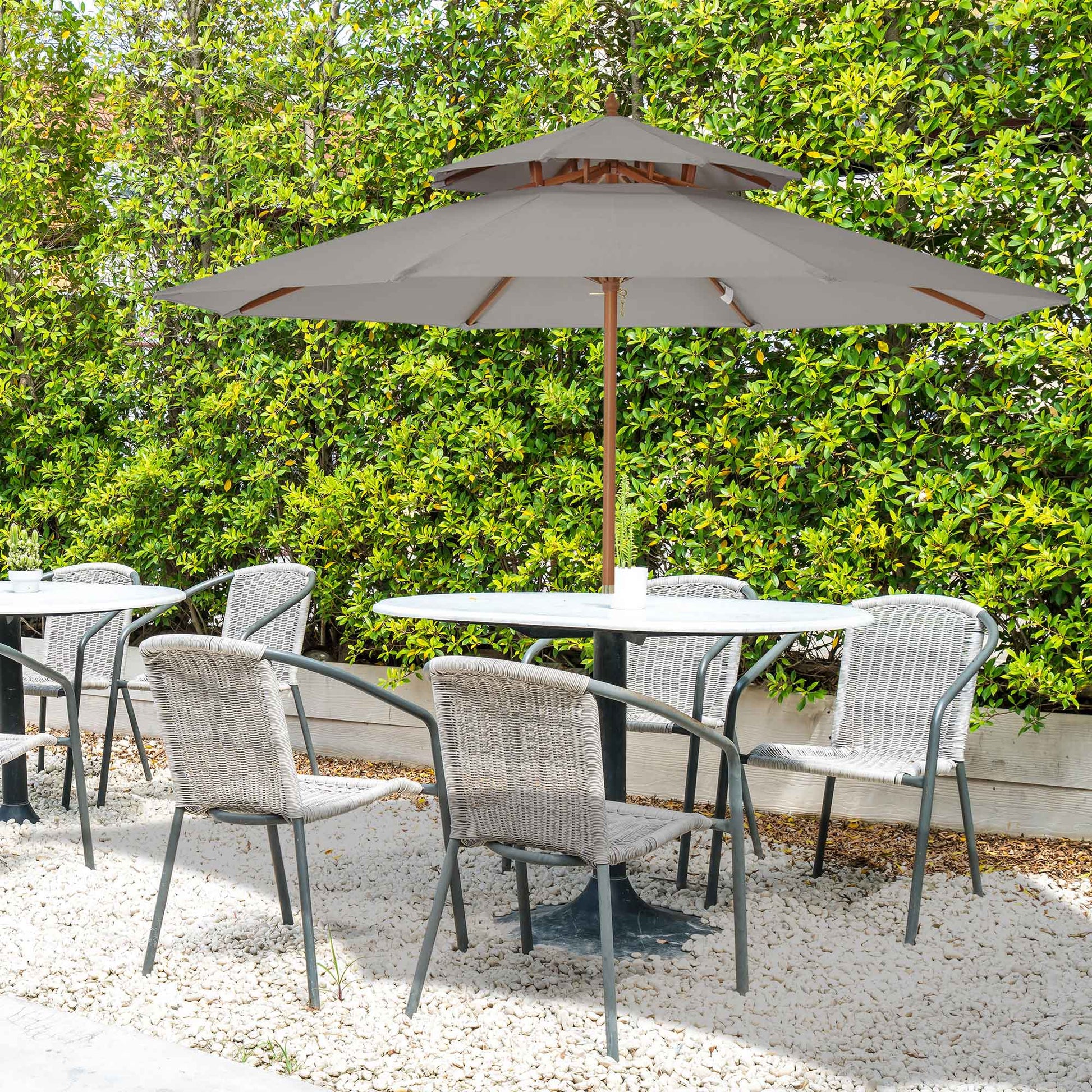 outsunny-2-7-m-double-tier-outdoor-patio-garden-sun-umbrella-sunshade-wooden-parasol-grey-shade-canopy