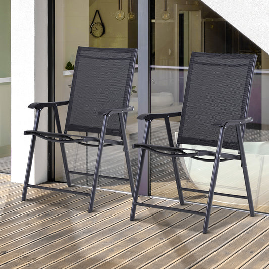 outsunny-set-of-2-garden-chairs-outdoor-patio-foldable-metal-park-dining-seat-yard-furniture-black